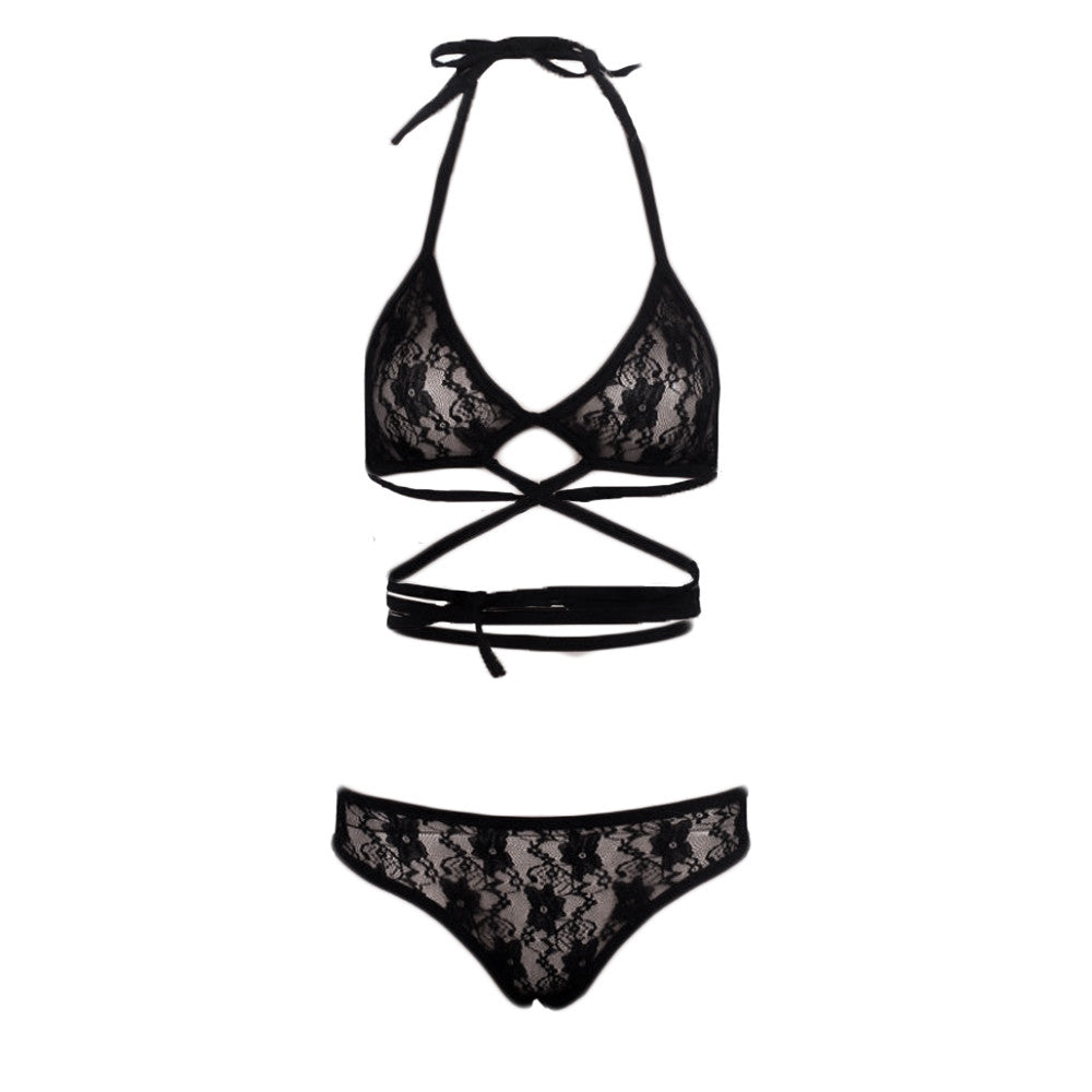 Midnight Ribbon Lace