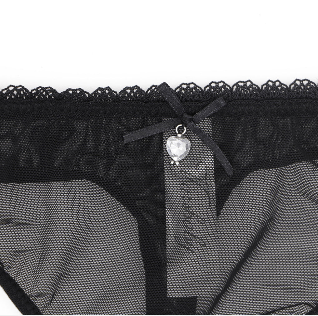 Soft Lace Suspender Duo Set