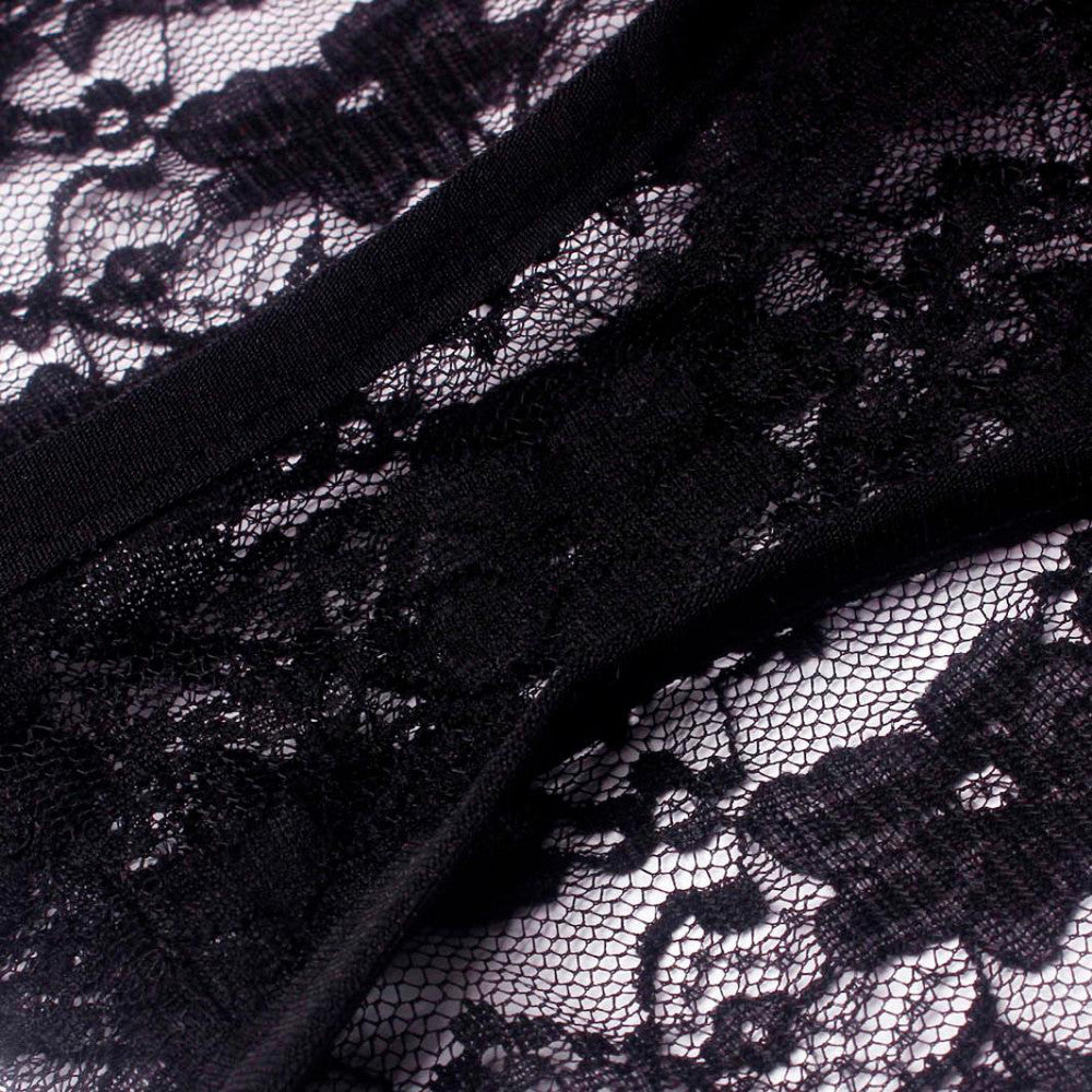 Midnight Ribbon Lace