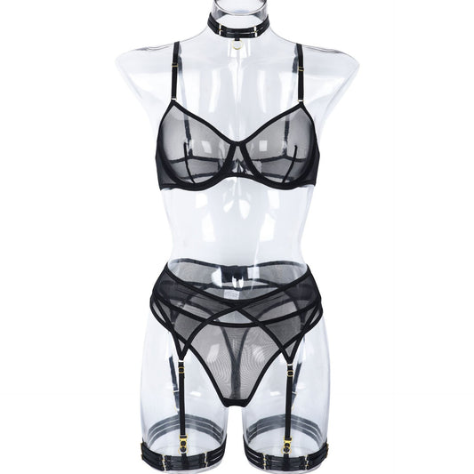 Mesh Lace Desire Garter Set