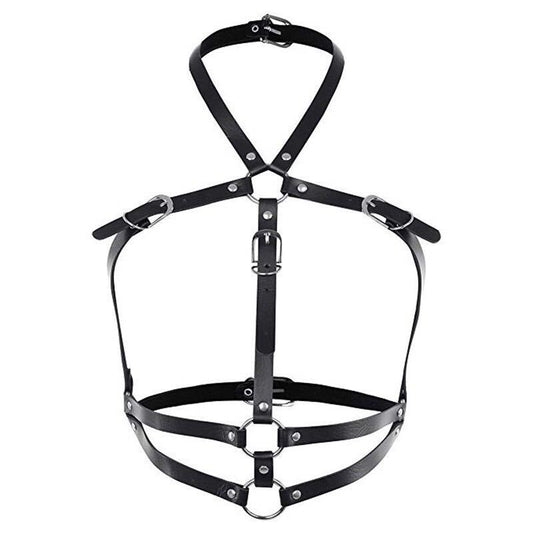 The Faux-Leather Body Harness
